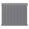 Биметаллический радиатор отопления Royal Thermo Infinity 500 8 секций Silver Satin