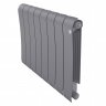 Биметаллический радиатор отопления Royal Thermo Infinity 500 8 секций Silver Satin