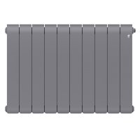 Биметаллический радиатор отопления Royal Thermo Infinity 500 10 секций Silver Satin