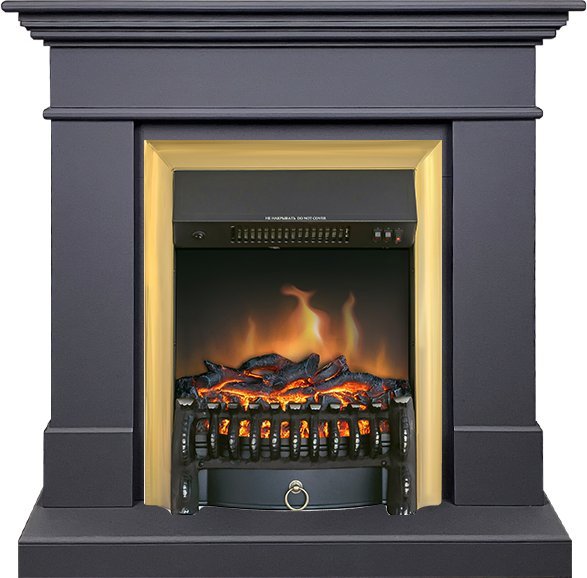 Каминокомплект Royal Flame California STD SFT с очагом Fobos FX Brass серый графит (разборный)