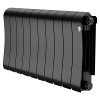 Биметаллический радиатор отопления Royal Thermo Infinity 300 10 секций Noir Sable