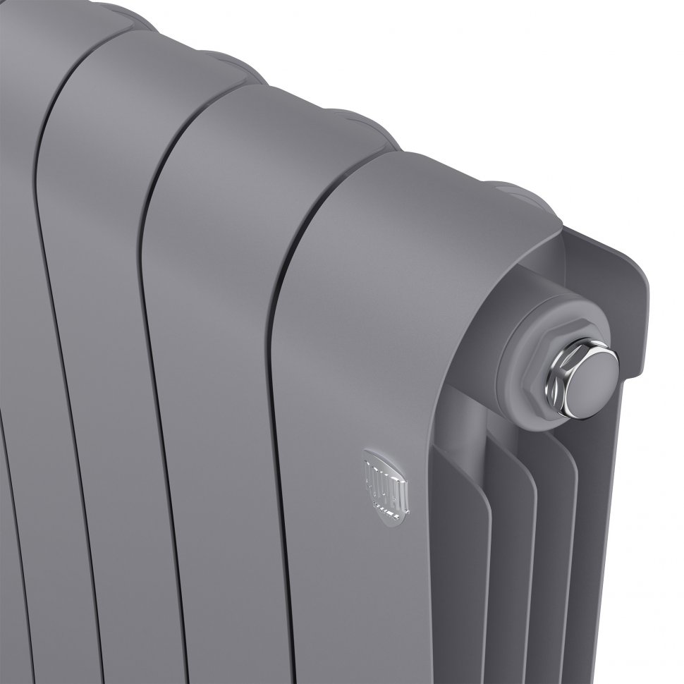 Биметаллический радиатор отопления Royal Thermo Infinity 500 12 секций Silver Satin