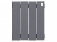 Биметаллический радиатор отопления Royal Thermo PianoForte 300 4 секции Silver Satin