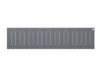 Биметаллический радиатор отопления Royal Thermo PianoForte 300 20 секций Silver Satin