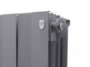Биметаллический радиатор отопления Royal Thermo PianoForte 300 20 секций Silver Satin