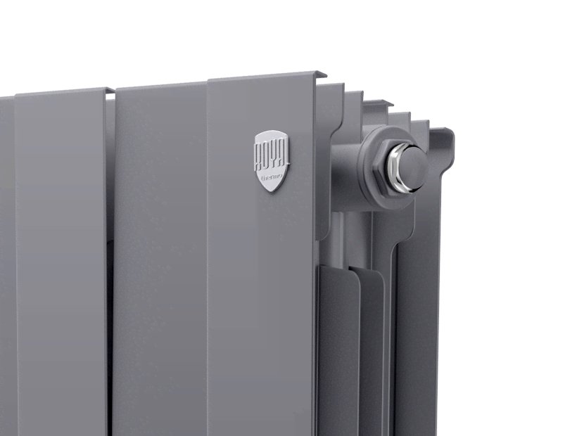 Биметаллический радиатор отопления Royal Thermo PianoForte 300 20 секций Silver Satin
