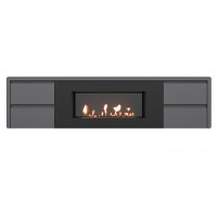 Тумба с биокамином Firelight BFP/P-1700 lux графит