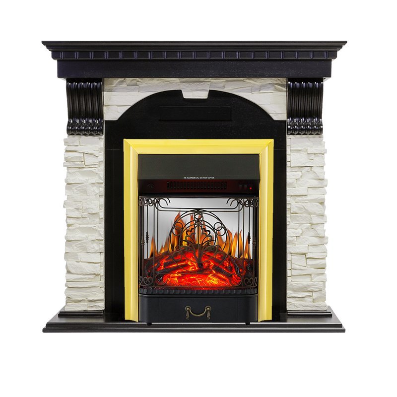 Каминокомплект Royal Flame Dublin с очагом Majestic FX M Brass