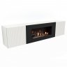 Тумба с биокамином Firelight BFP-P1700L белая