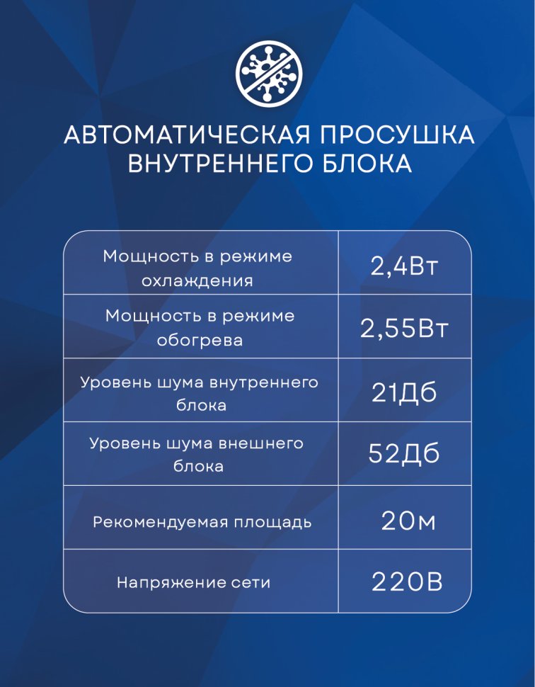 Сплит-система AUX ASW-H07A4/JD-R1/AS-H07A4/JD-R1