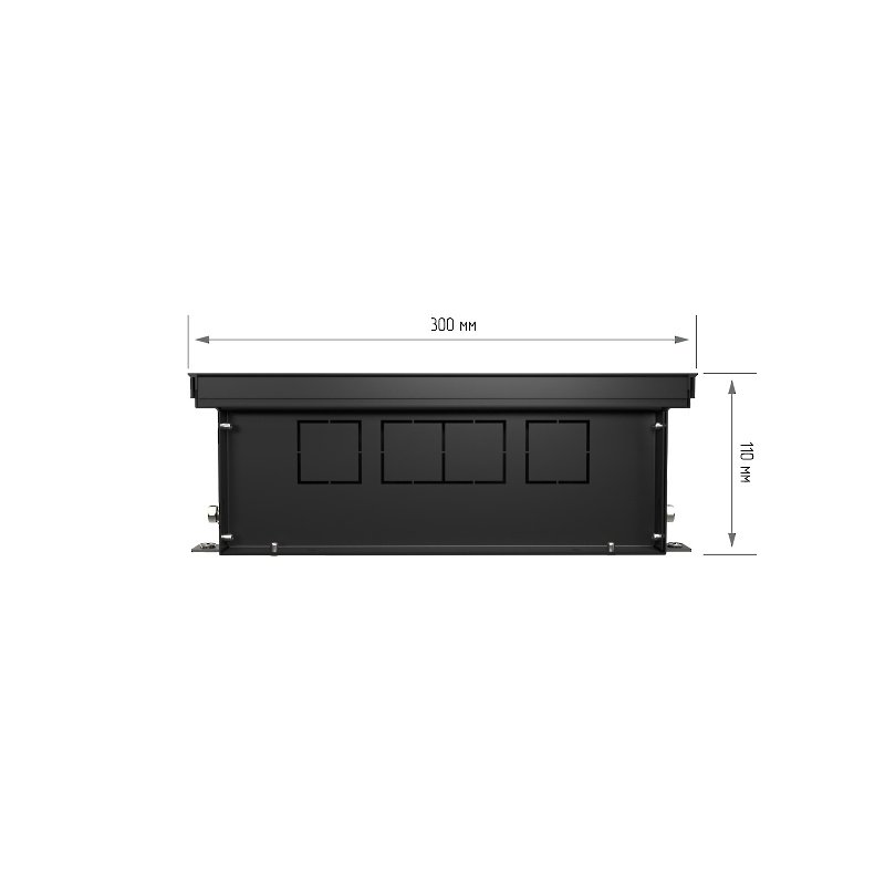 Внутрипольный конвектор Royal Thermo Atrium 110/300/900-DG-U-BL