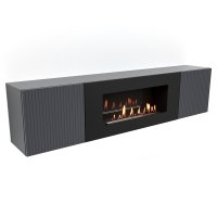 Тумба с биокамином Firelight BFP-P1700L графит