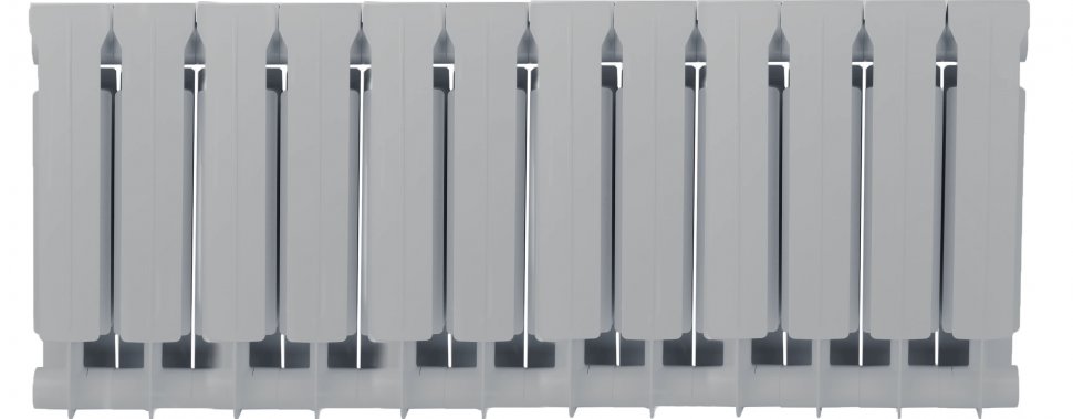 Радиатор биметаллический Global Style Plus 350 (12 секций) серый