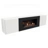 Тумба с биокамином Firelight BFP-P1700V белая