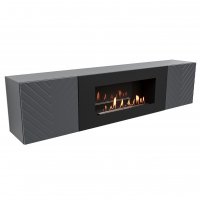 Тумба с биокамином Firelight BFP-P1700V графит