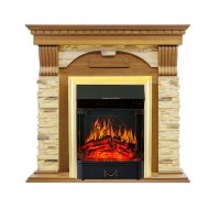 Каминокомплект Royal Flame Dublin с очагом Majestic FX Brass