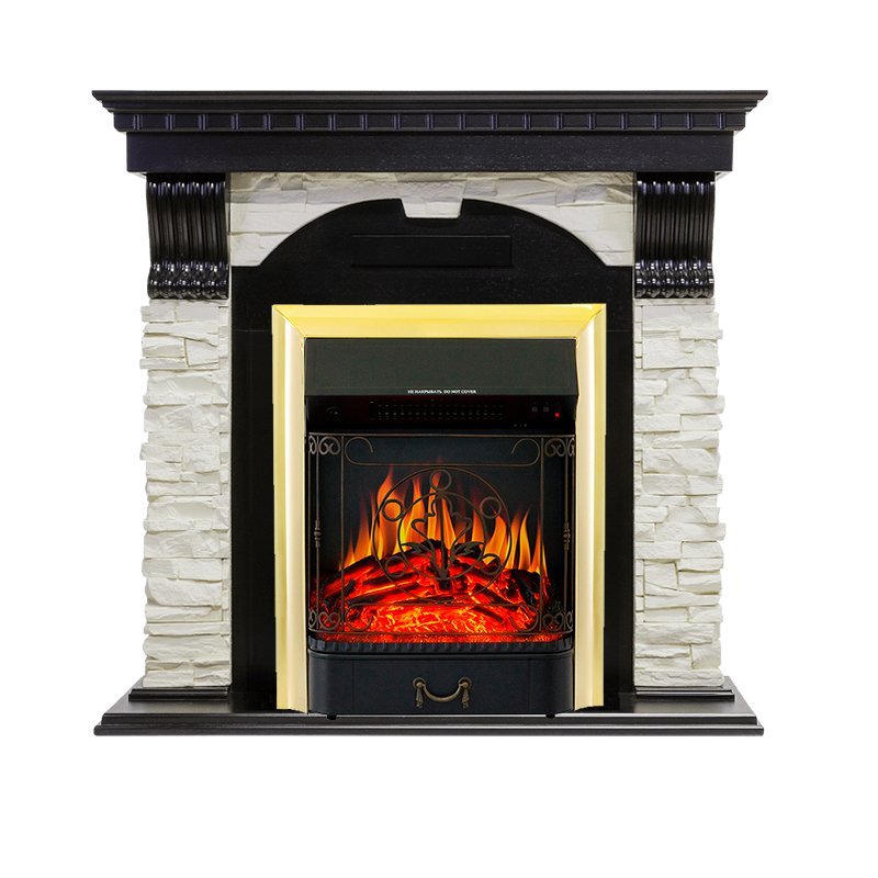 Каминокомплект Royal Flame Dublin с очагом Majestic FX Brass