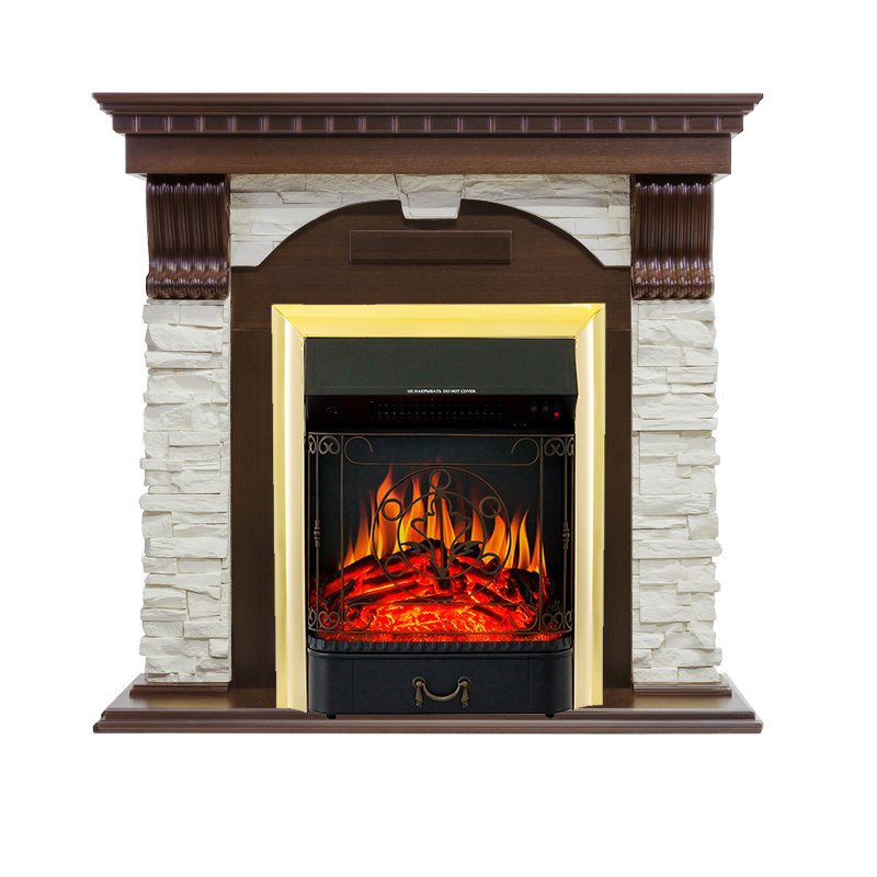 Каминокомплект Royal Flame Dublin с очагом Majestic FX Brass