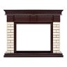 Портал Firelight Bricks 30 камень бежевый/шпон темный дуб