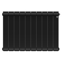 Биметаллический радиатор отопления Royal Thermo Infinity 500 10 секций Noir Sable