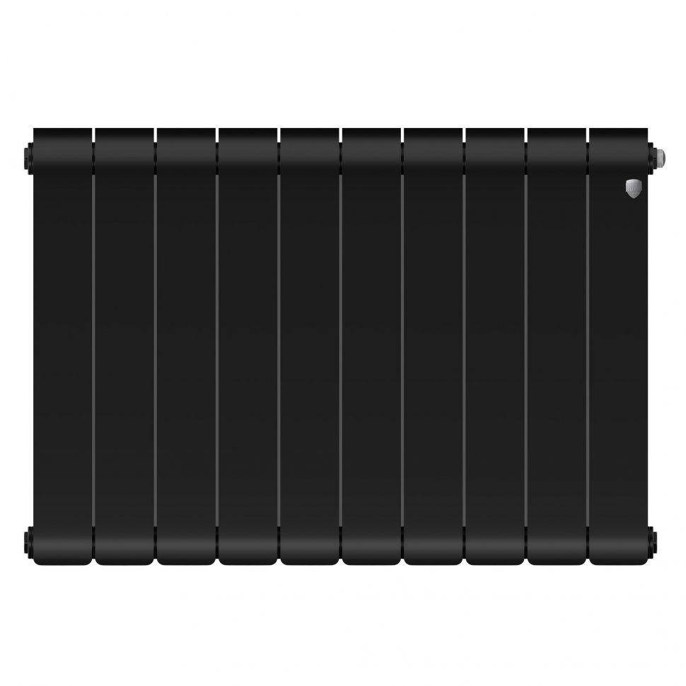 Биметаллический радиатор отопления Royal Thermo Infinity 500 10 секций Noir Sable