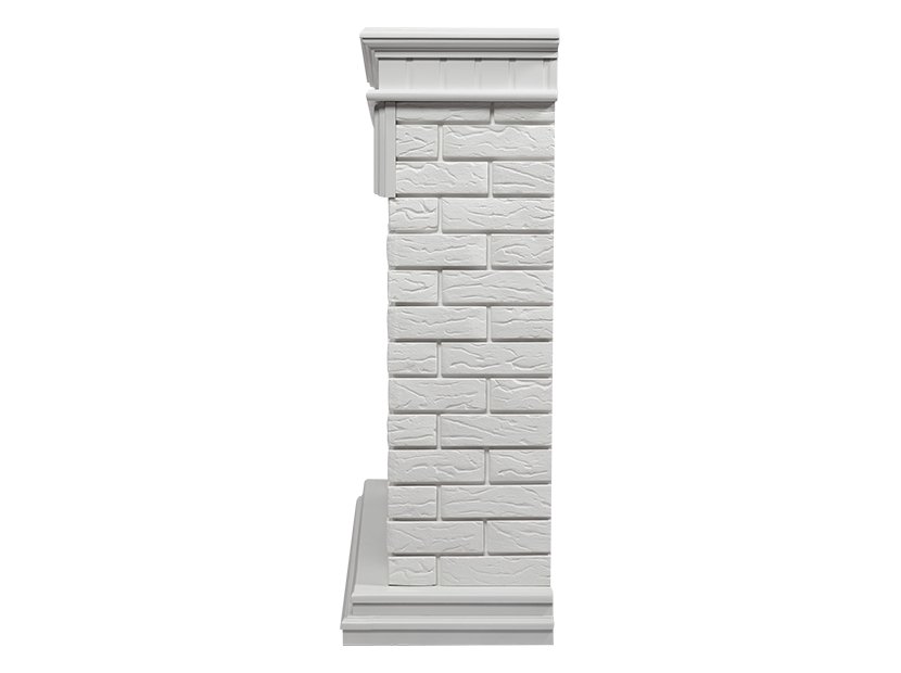 Портал Firelight Bricks 30 камень белый/белая эмаль