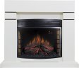 Каминокомплект Royal Flame Lindos белый с очагом Dioramic 28 LED FX