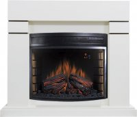 Каминокомплект Royal Flame Lindos белый с очагом Dioramic 28 LED FX