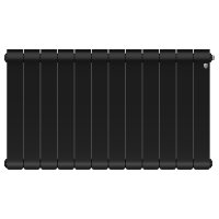 Биметаллический радиатор отопления Royal Thermo Infinity 500 12 секций Noir Sable