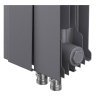 Биметаллический радиатор отопления Royal Thermo PianoForte 500 VDR80 6 секций Silver Satin
