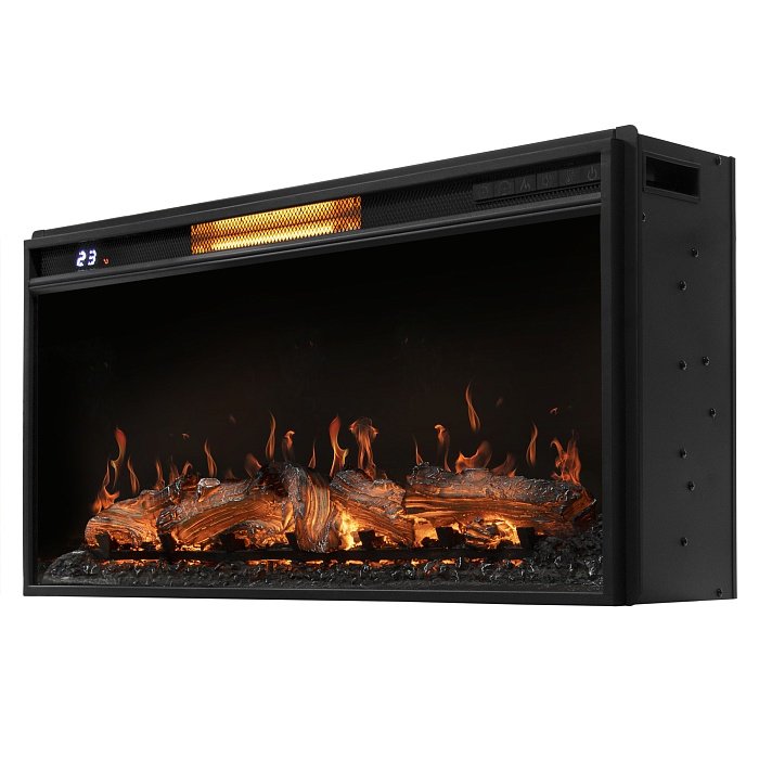 Каминокомплект Royal Thermo Aurora RTFP/P-AR40LS + портал Firelight Siena 42/40/36 слоновая кость с патиной