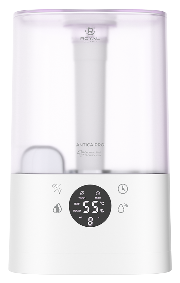 Увлажнитель воздуха ультразвуковой Royal Clima RUH-ANP300/4.3E-WT Antica Pro