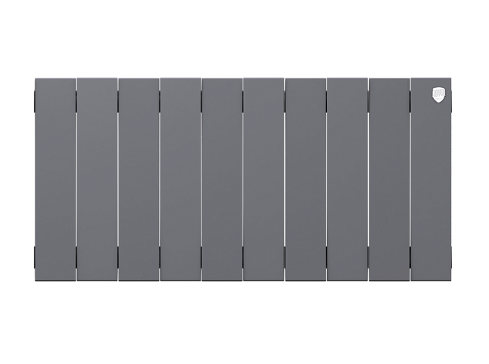Биметаллический радиатор отопления Royal Thermo PianoForte 300 10 секций Silver Satin