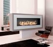 Биокамин Zefire Elliot 1800 c белой рамкой
