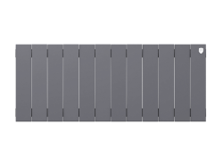 Биметаллический радиатор отопления Royal Thermo PianoForte 300 12 секций Silver Satin