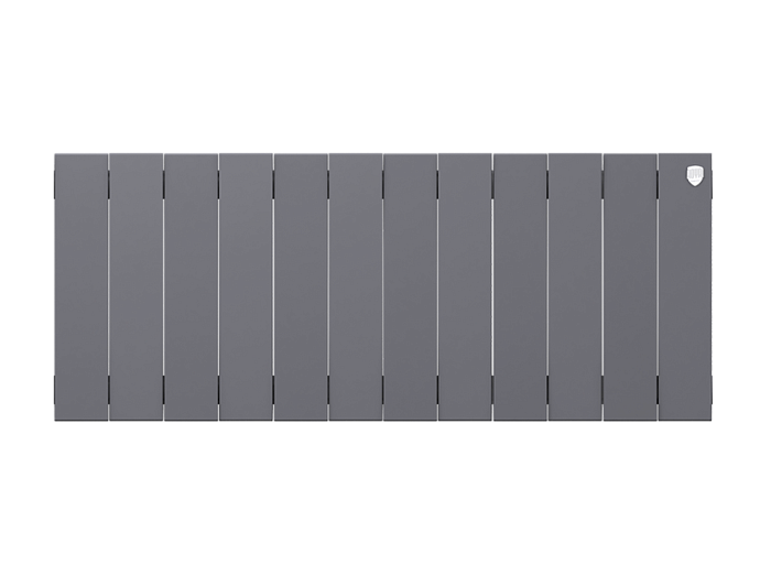 Биметаллический радиатор отопления Royal Thermo PianoForte 300 12 секций Silver Satin