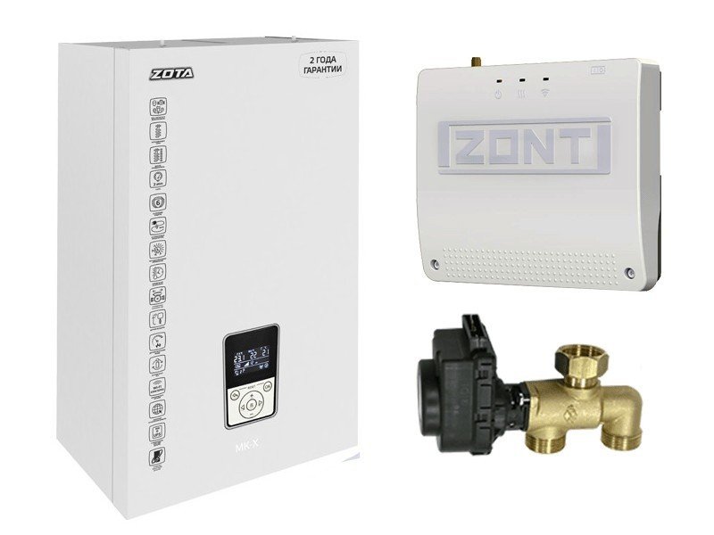 Миникотельная-SET Zota МК-X Plus 14 (клапан ZOTA BPV+ZONT SMART 2.0 с OpenTherm ZOTA)