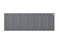 Биметаллический радиатор отопления Royal Thermo PianoForte 300 14 секций Silver Satin