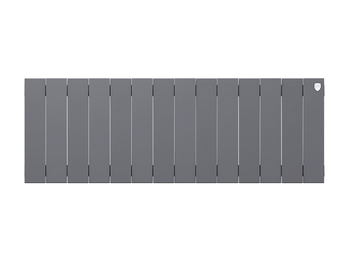 Биметаллический радиатор отопления Royal Thermo PianoForte 300 14 секций Silver Satin