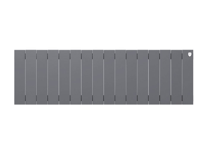 Биметаллический радиатор отопления Royal Thermo PianoForte 300 16 секций Silver Satin