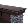 Каминокомплект Firelight Porto 30 с очагом Electrolux EFP/P-3020LS камень черный/шпон венге