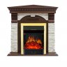 Каминокомплект Royal Flame Dublin угловой с очагом Majestic FX Brass