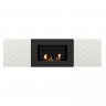 Тумба с биокамином Firelight BFP/P-1400V белый