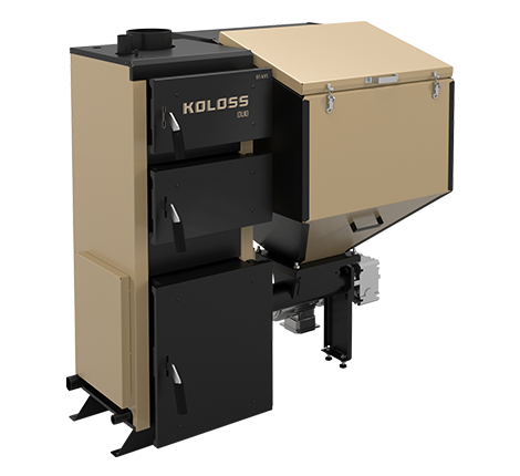 Напольный твердотопливный котел Koloss Auto DUO PLUS 35
