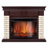 Каминокомплект Firelight Bricks 25 с очагом Electrolux EFP/P-2720RLS камень бежевый/шпон темный дуб