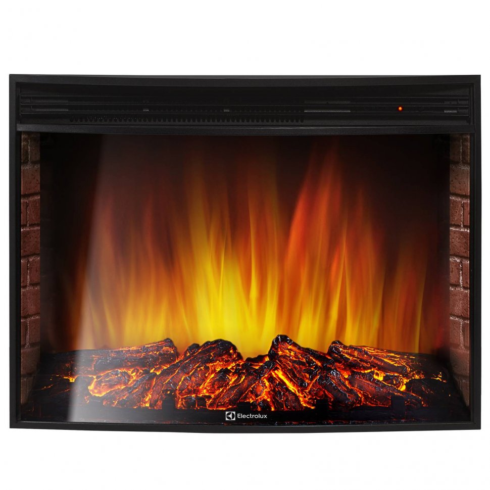 Каминокомплект Firelight Bricks 25 с очагом Electrolux EFP/P-2720RLS камень бежевый/шпон темный дуб