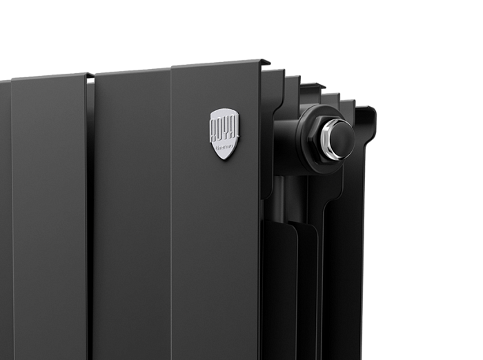 Биметаллический радиатор отопления Royal Thermo PianoForte 300 12 секций Noir Sable