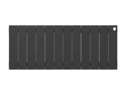 Биметаллический радиатор отопления Royal Thermo PianoForte 300 12 секций Noir Sable