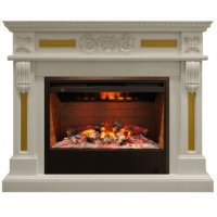 Каминокомплект RealFlame Corsica 26 WT с очагом 3D Helios 26