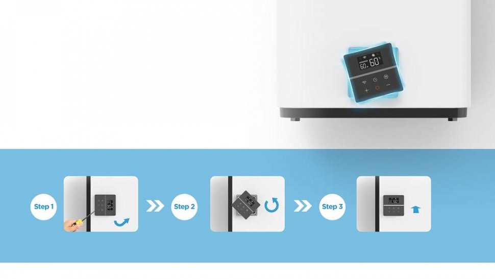 Накопительный электрический водонагреватель Midea MWH-10020-FED Stream